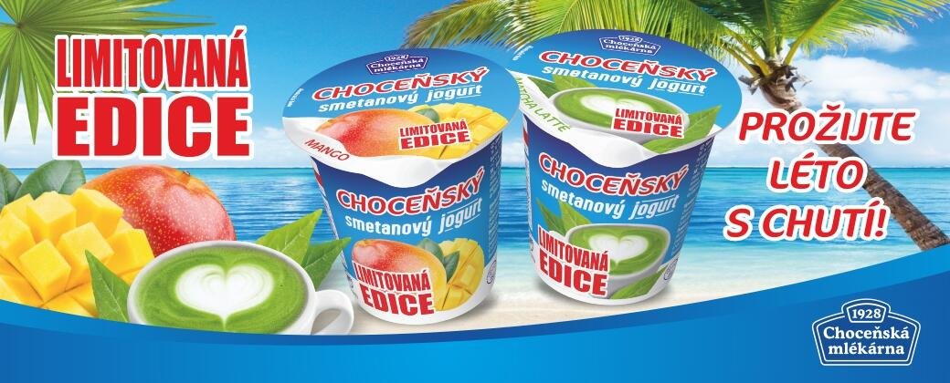 Choceňské smetanové jogurty Novinky