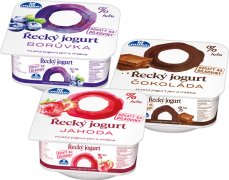 Fotografie produktu Řecký jogurt 0% MIX jahoda,borůvka,čokoláda 140g