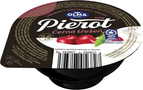 Pierot smetanový jogurt 7,5% černá třešeň