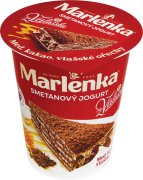Fotografie produktu Smetanový jogurt z Valašska 8% 150g Marlenka s kakaovou příchutí