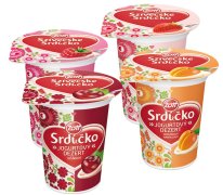 Fotografie produktu Srdíčko ovocný jogurt 3,7% 125g