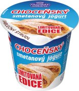 Fotografie produktu Choceňský smetanový jogurt jablečný štrúdl 150g