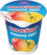 Fotografie produktu Choceňský smetanový jogurt 8% mango 150g
