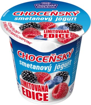 Smetanový jogurt ochucený