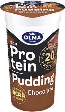 Čokoládový proteinový pudinkový dezert