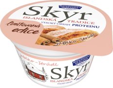 Fotografie produktu Skyr 0,1% tradiční islandský výrobek 130g jablko-štrúdl