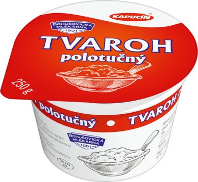 Kapucín polotučný tvaroh 250g