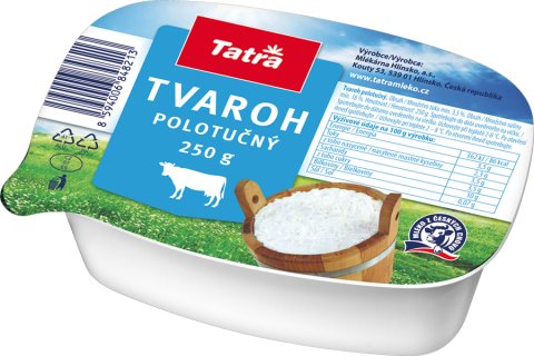 tvaroh polotučný