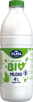 BIO mléko čerstvé 4 % 1l 