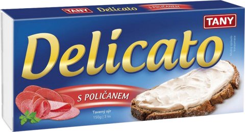 DELICATO tavený sýr s Poličanem 150g