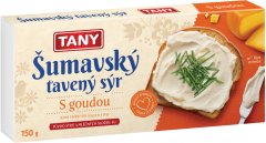 Fotografie produktu TANY Šumavský tavený sýr s Goudou 150g