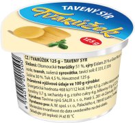 Fotografie produktu Tvarůžek 125g, tavený sýr