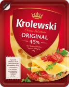 Fotografie produktu Sýr Krolewski 45% plátky 100g