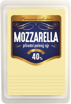 Mozzarella 40% plátky 100g