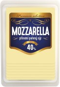 Fotografie produktu Mozzarella 40% plátky 100g