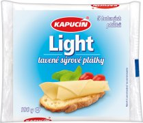 Fotografie produktu Kapucín tavené sýrové plátky 100g Light