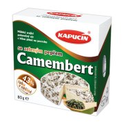 Fotografie produktu Kapucín camembert se zeleným pepřem 80g