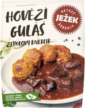 Hovězí guláš, žemlový knedlík 450 g