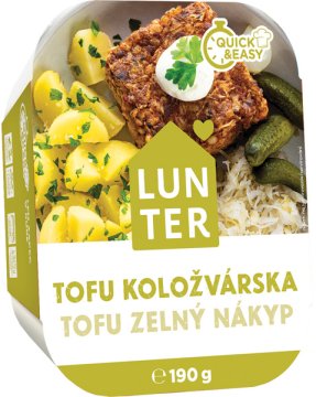 LUNTER Quick&Easy Tofu Prejt s kysaným zelím 190g