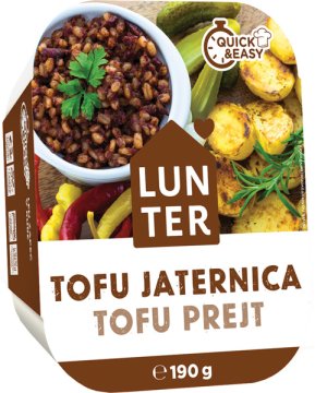 LUNTER Quick&Easy Tofu Jelítko s kroupami 190g