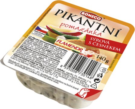 Pikantní pomazánka sýrová  s česnekem flamendr 