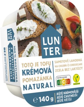 LUNTER Tofu Krémová pomazánka naturální 140 g