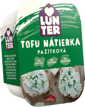 LUNTER Tofu Krémová pomazánka s pažitkou 140 g