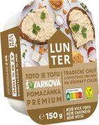 Fotografie produktu LUNTER Tofu Šqvarková pomazánka Premium 150g