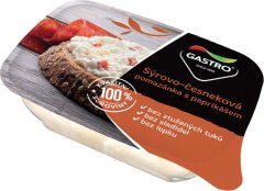 Fotografie produktu GASTRO-MENU Sýrovo-česneková pomazánka s paprikášem 120g