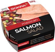 Fotografie produktu SOKRA Salát s lososem Mexický 220g