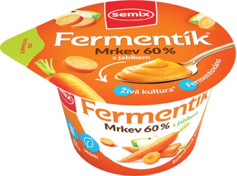 zeleninový zakysaný výrobek bez lepku